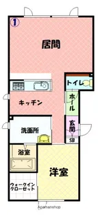 WEST COURT【1階】の間取り