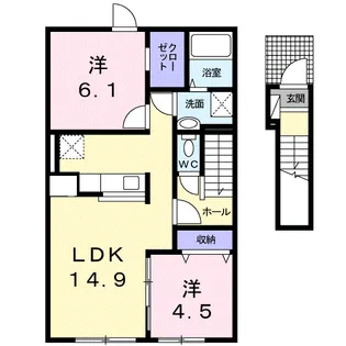 ディア パーク【2階】の間取り