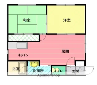 マンションおかひさ【2階】の間取り