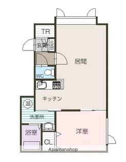 YOU【101号室】の間取り