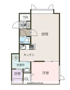 YOU【1階】の間取り
