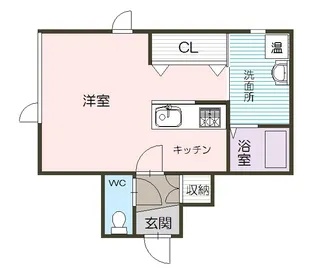 OLIVEⅢ【102号室】の間取り