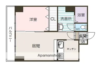 LE CIEL常磐【6階】の間取り