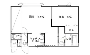 リシェヌ【2階】の間取り