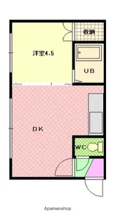 ヴィプレ2条A【2階】の間取り
