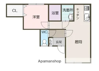 グランメール【2階】の間取り