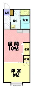 イブ・ローゼ【202号室】の間取り