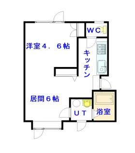 YOUトピア豊岡弐番街 D棟【201号室】の間取り
