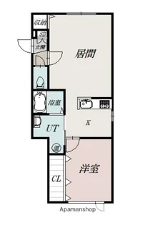 メゾン・ド・フローリー・ベスパー349【2階】の間取り