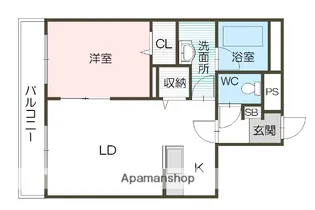 ステラガーデン【3階】の間取り
