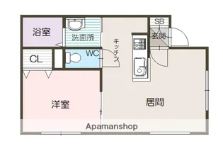 LAID BOOK A【1階】の間取り