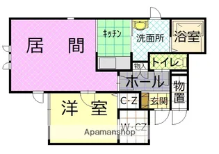 ハスコート豊岡【2階】の間取り