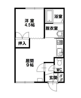 ロイヤルシャトレ【1階】の間取り