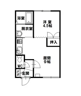 ロイヤルシャトレ【1階】の間取り