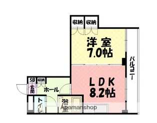 メゾンペガサス【302号室】の間取り