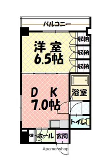 メゾンペガサス【5階】の間取り