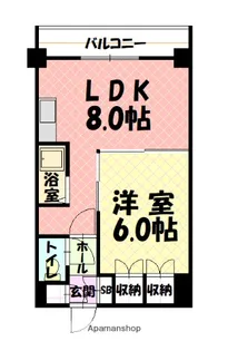メゾンペガサス【405号室】の間取り