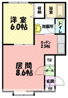 アルトⅣ【102号室】の間取り