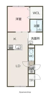 GRACE(グレース)【103号室】の間取り