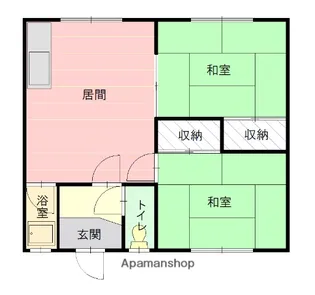 三木マンション【1階】の間取り