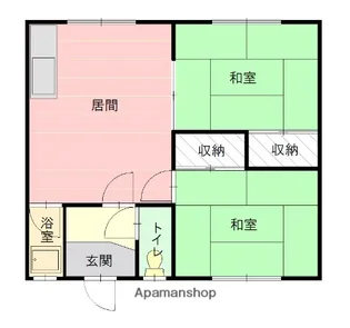 三木マンション【1階】の間取り
