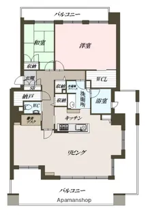 ロジェパークタワー北彩都【13階】の間取り