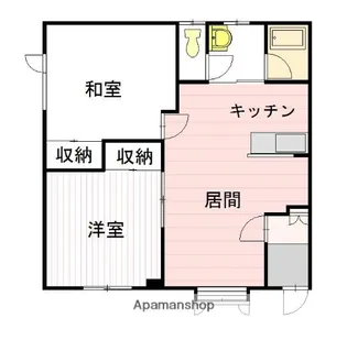 コンノハイツノースツイン【2階】の間取り