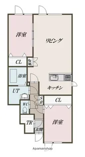 PURE MARINⅢ【102号室】の間取り