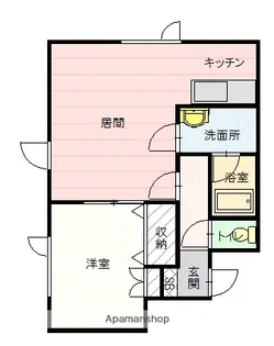 DS亀吉【2階】の間取り