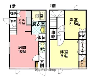 N STAGE(エヌ・ステージ)2【1階】の間取り