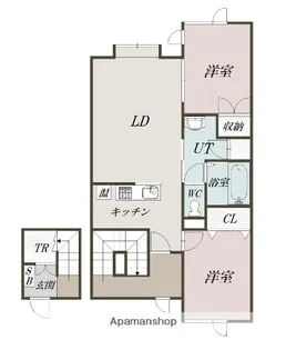 KOUTTER B棟【2階】の間取り