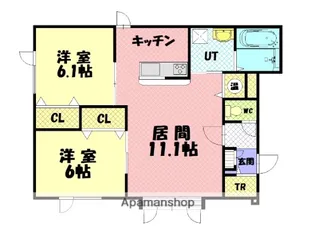 GROOVY【1階】の間取り