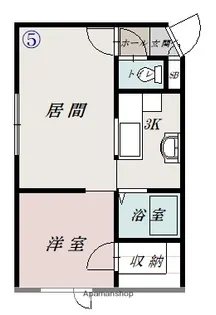 常磐パークハイツ【2階】の間取り