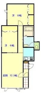 MOMO8・1【2階】の間取り