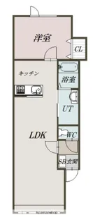 ゼロワンウエスト【1階】の間取り