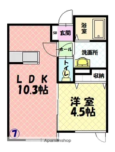 RELACHE豊岡【207号室】の間取り