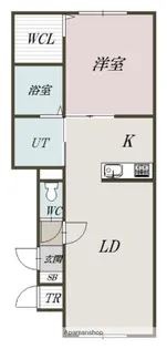 GRACEⅡ【102号室】の間取り