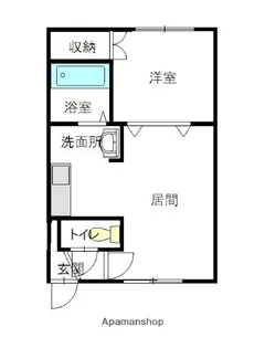 ツインハープみどり野【1階】の間取り