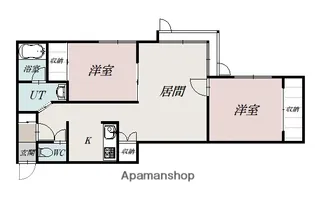 PETITクリオネ【103号室】の間取り