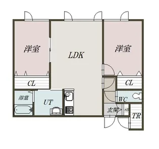 グランピアkagura6.10【1階】の間取り