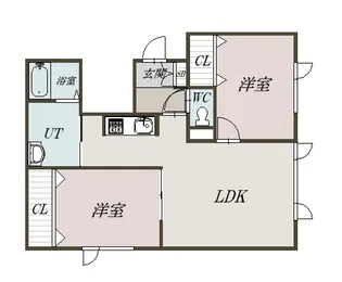 グランピアkagura6.10【1階】の間取り