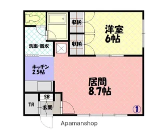 トワハウス南Ⅰ【2階】の間取り