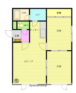 MKマンション【1階】の間取り