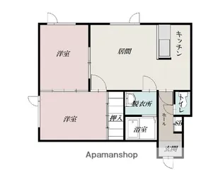 MKマンション【2階】の間取り