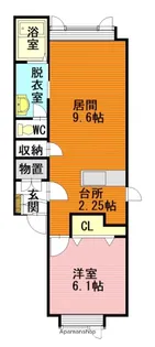 DIAR LIFE SⅡ【202号室】の間取り