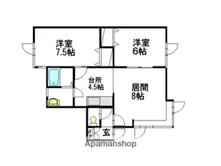 レイグランド7【2階】の間取り