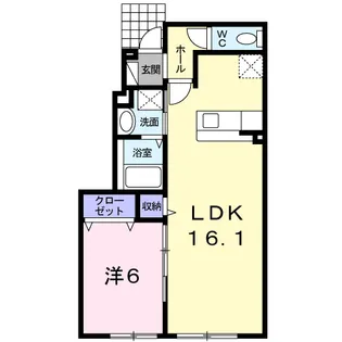 エス・スール【1階】の間取り