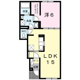 ユパ【1階】の間取り