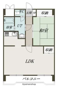 ダイアナ常盤ヒルズ【4階】の間取り