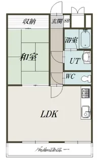 ダイアナ常盤ヒルズ【7階】の間取り